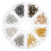 Findings -  Assortment Round 8 Slots Earwires 240pcs